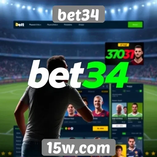 Apostas esportivas no site bet34 são populares